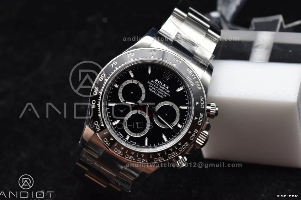 SL4801 Black Movement VS SBF Steel 1:1 in Daytona Elegant 1051 Rolex 904L 126500 Dial Factory 0524